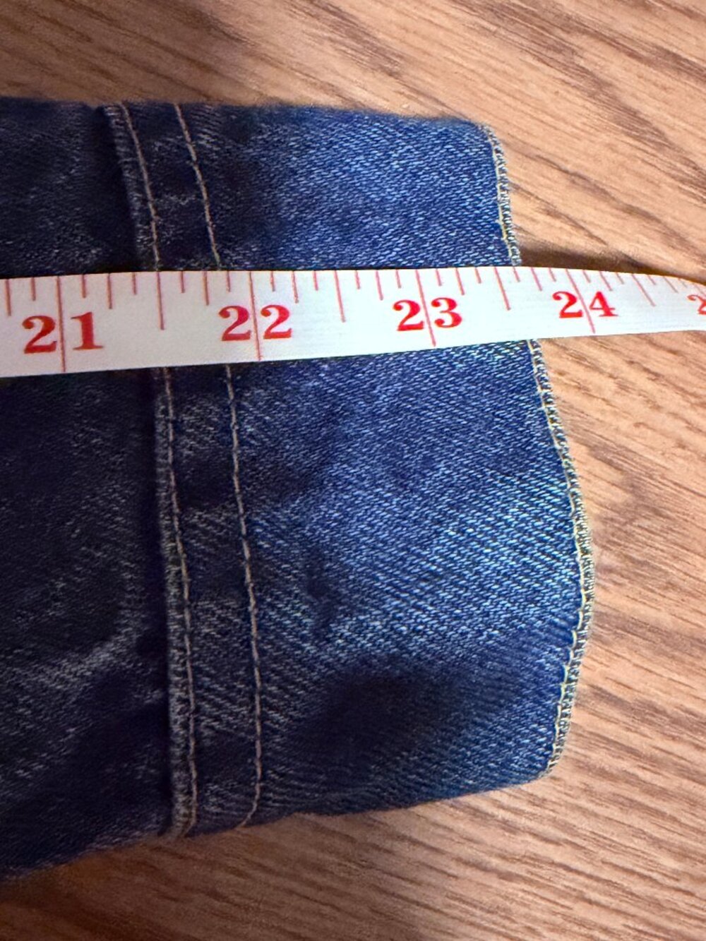 Vintage Lee Dark Wash Denim Jacket Size XL - Picture 10 of 12